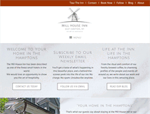 Tablet Screenshot of millhouseinn.com